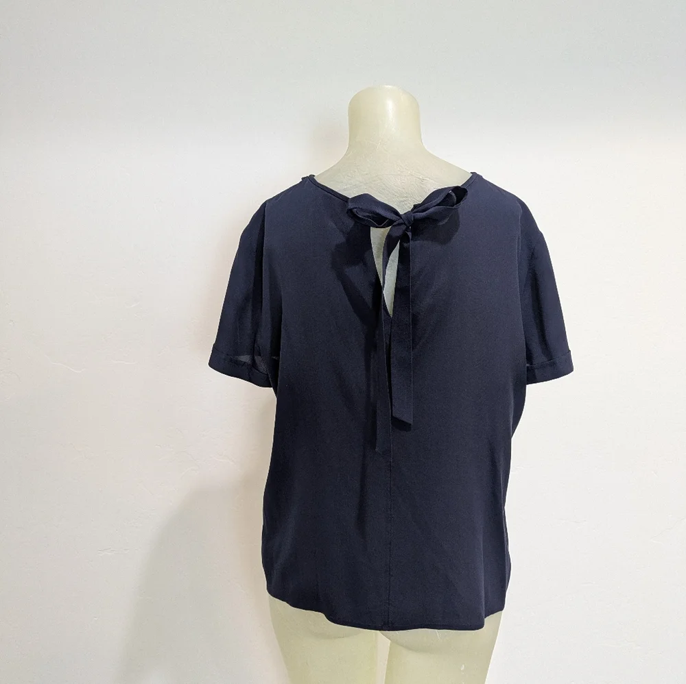 Brooks Brothers Navy Blue Women's Top Size 14